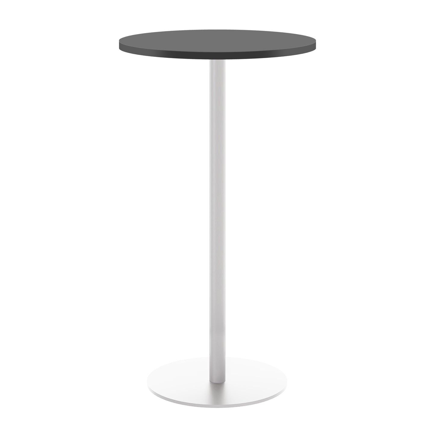 Contract 600mm High Table (FSC)|Black-White