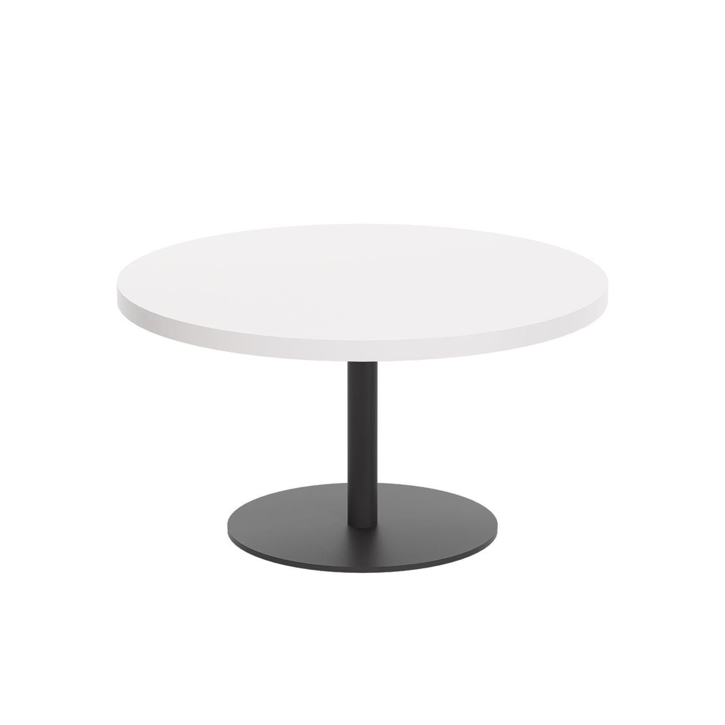 Contract 800mm Low Table (FSC)|White-Black