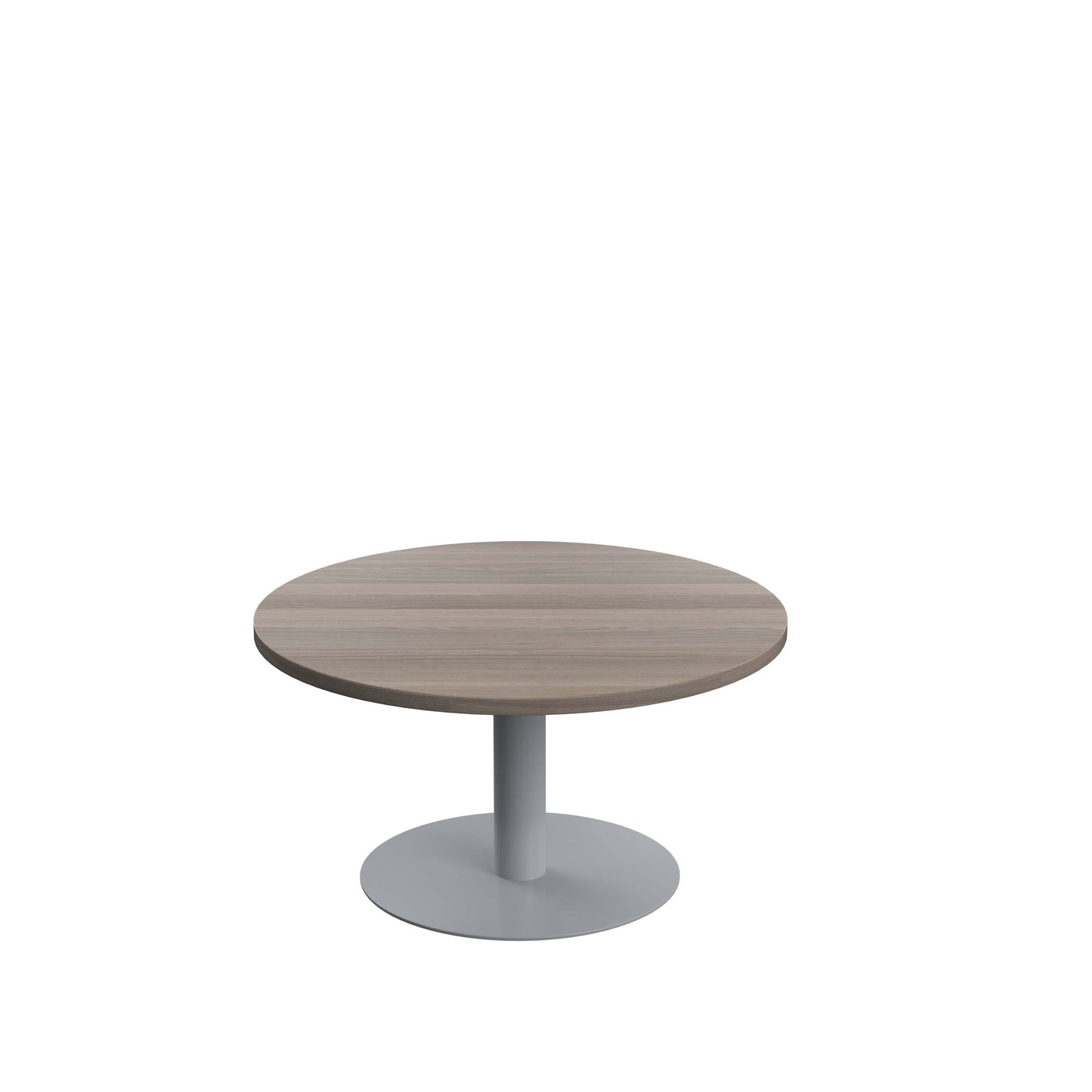 Contract 800mm Low Table (FSC)|Grey Oak-Silver