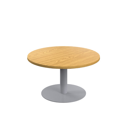 Contract 800mm Low Table (FSC)|Nova Oak-Silver