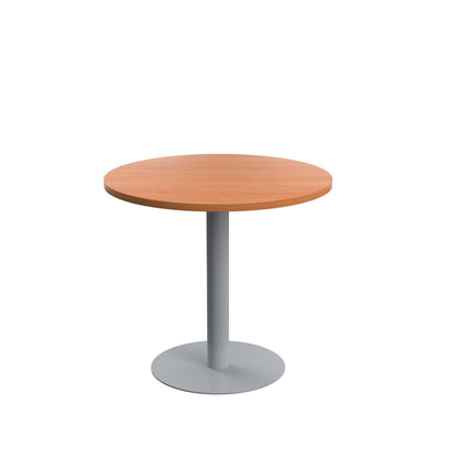 Contract 800mm Mid Table (FSC)|Beech-Silver