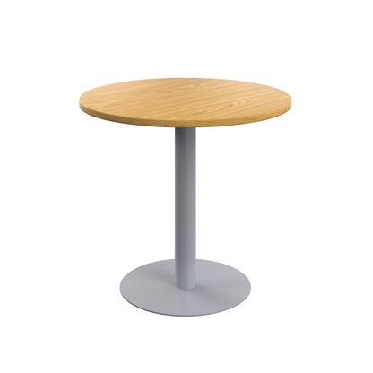 Contract 800mm Mid Table (FSC)|Nova Oak-Silver