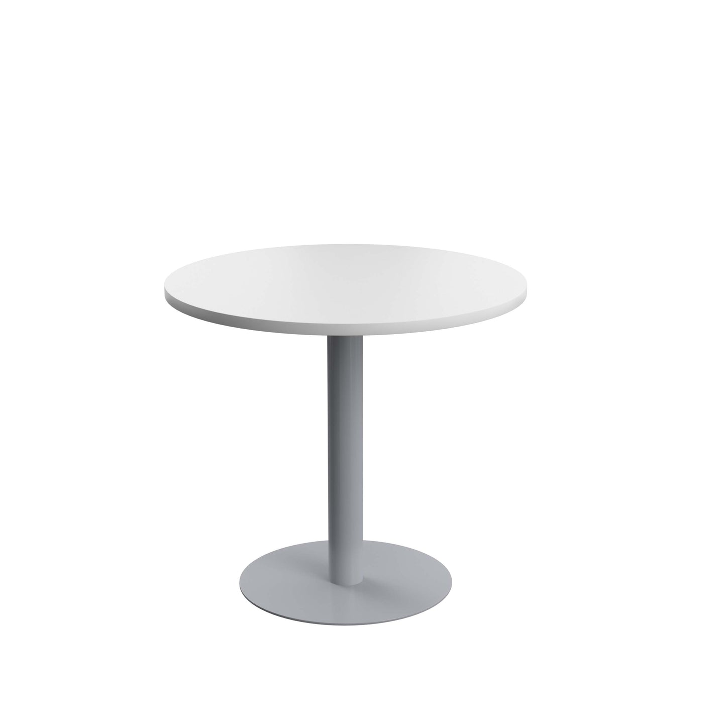 Contract 800mm Mid Table (FSC)|White-Silver