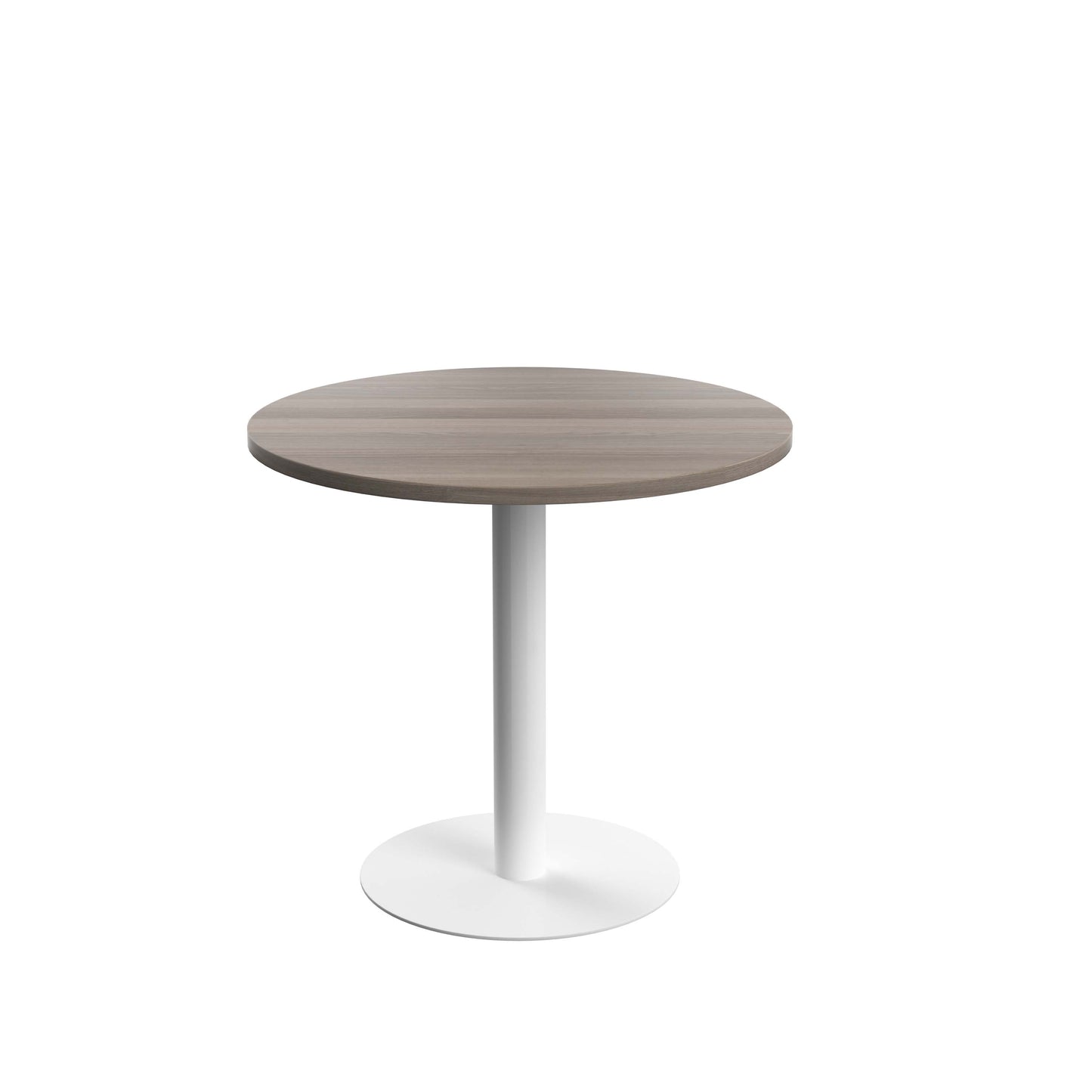 Contract 800mm Mid Table (FSC)|Grey Oak-White