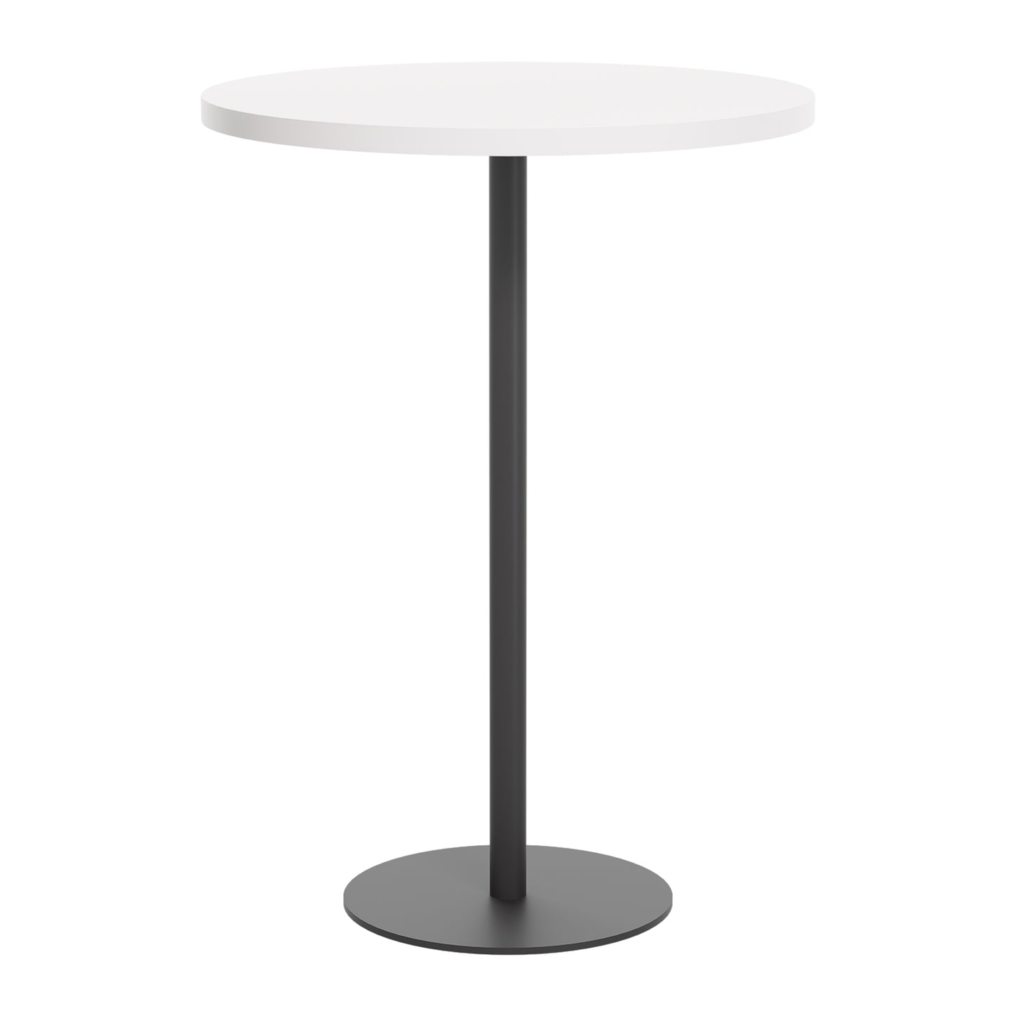 Contract 800mm High Table (FSC)|White-Black