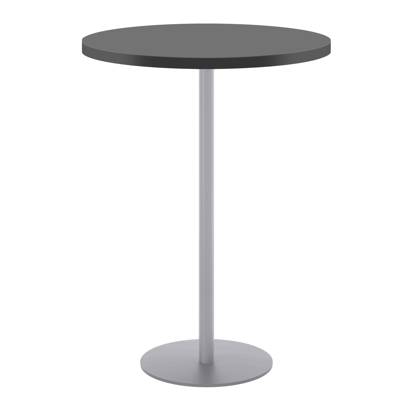 Contract 800mm High Table (FSC)|Black-Silver