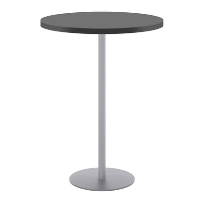 Contract 800mm High Table (FSC)|Black-Silver