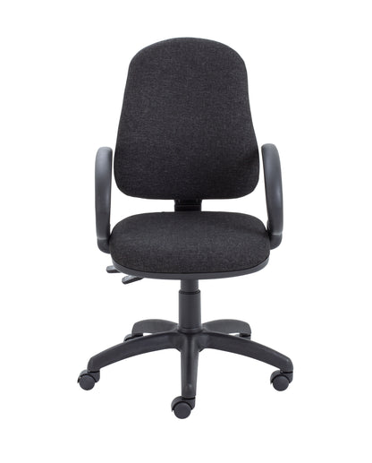 Calypso 2 Deluxe Chair With Fixed Arms|Charcoal