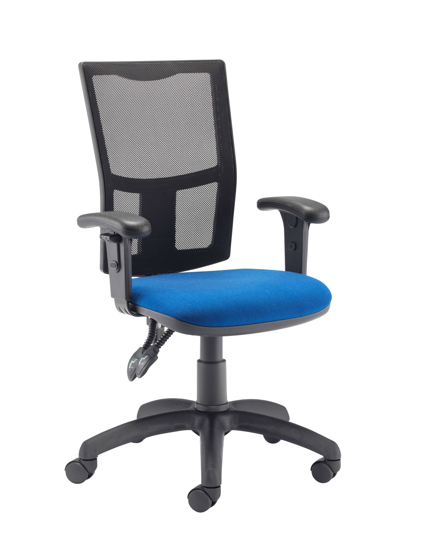 Calypso 2 Mesh Office Chair With Adjustable Arms|Royal Blue