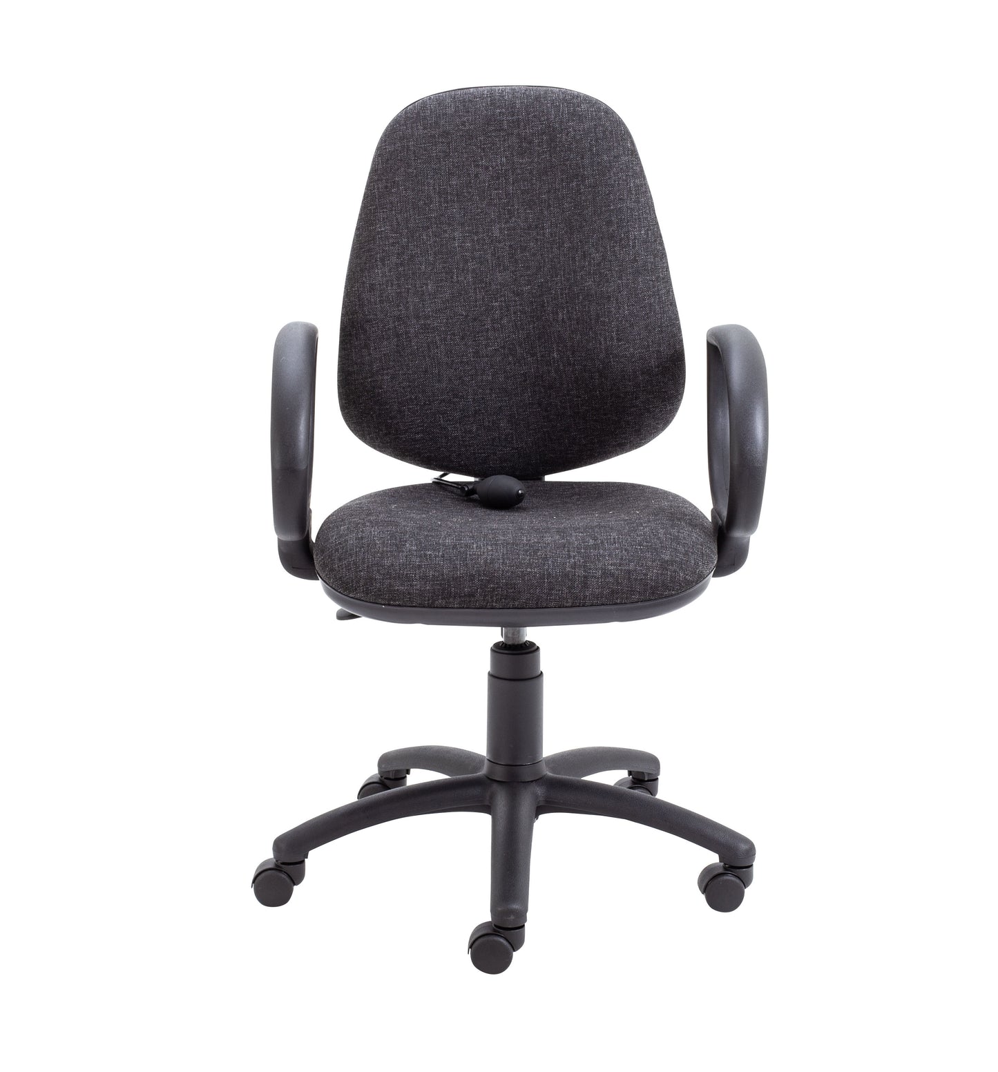 Calypso Ergo 2 Lever Office Chair With Lumbar Pump And Fixed Arms|Charcoal