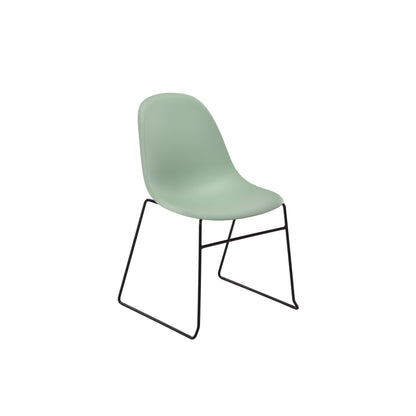 Lizzie Skid Chair|Green