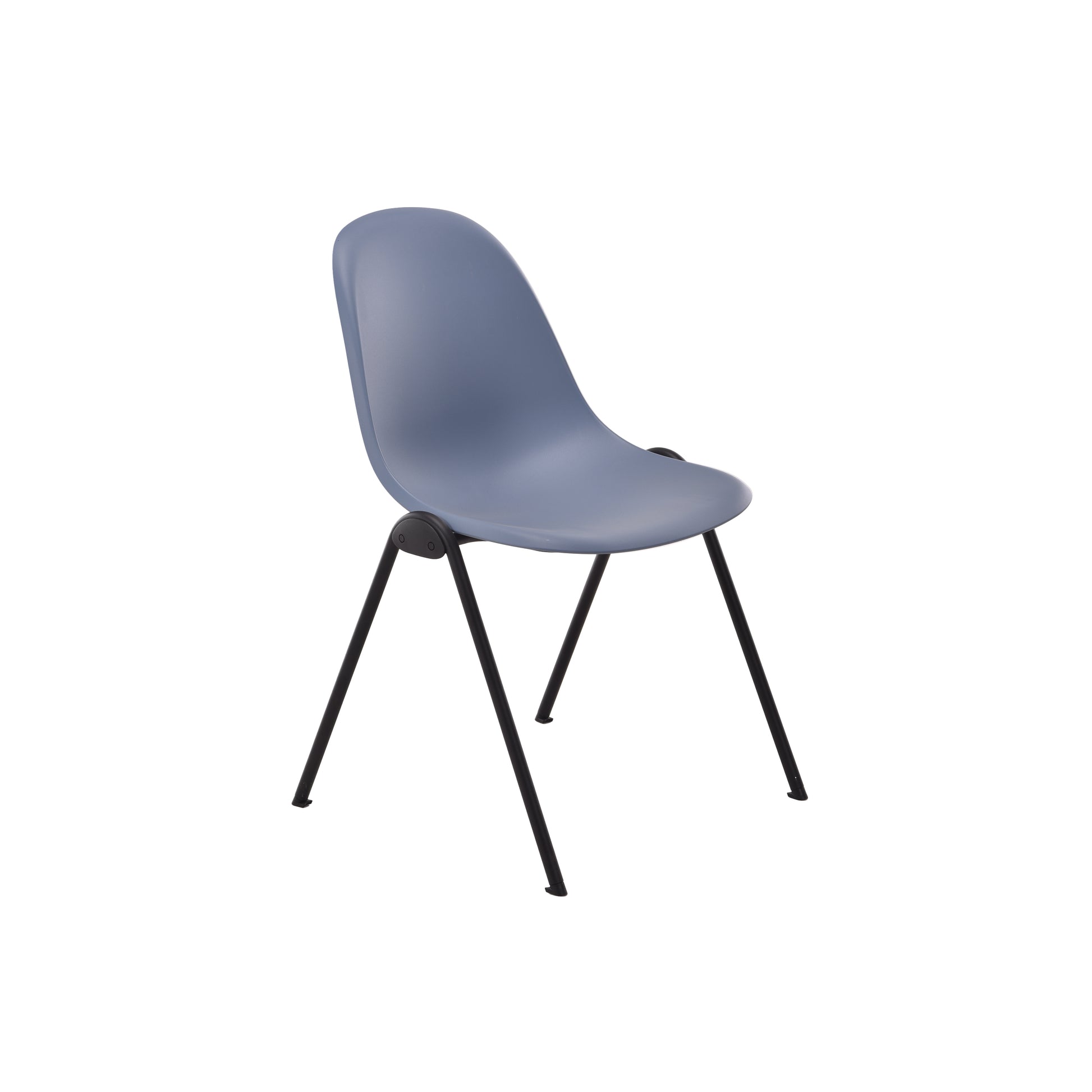 Lizzie 4 Leg Chair|Steel Blue