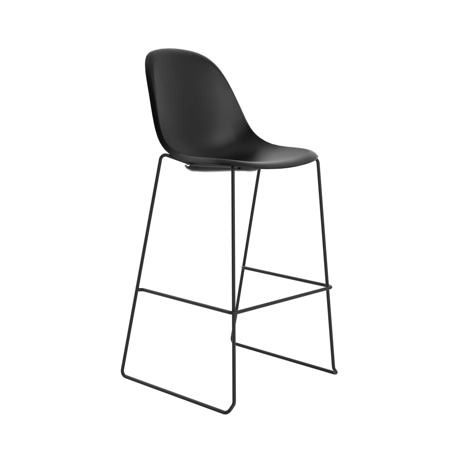 Lizzie High Stool|Black