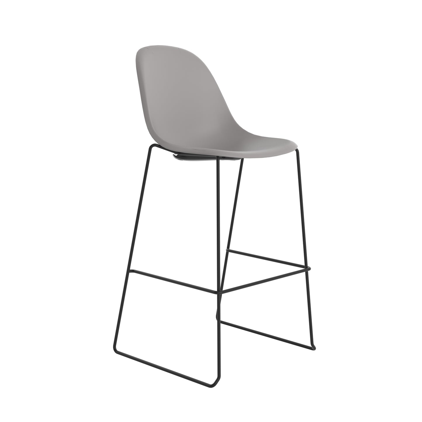 Lizzie High Stool|Grey