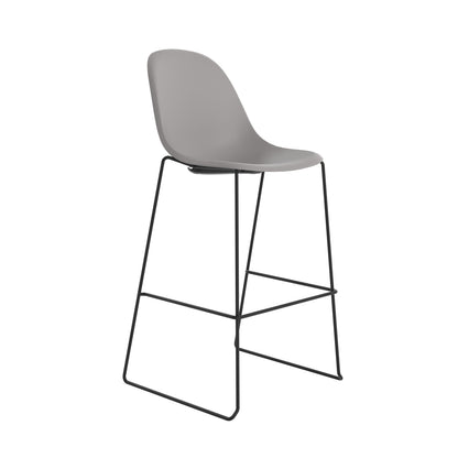 Lizzie High Stool|Grey