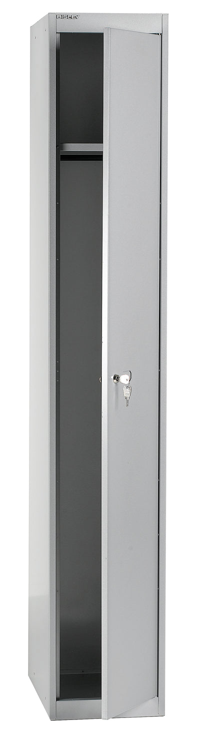 Bisley|Steel Locker|1 Door|305x457x1802|Goose Grey