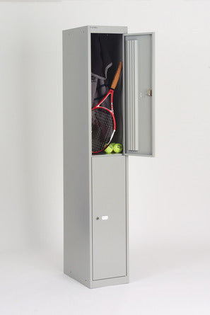 Bisley|Steel Locker|2 Door|305x457x1802|Goose Grey