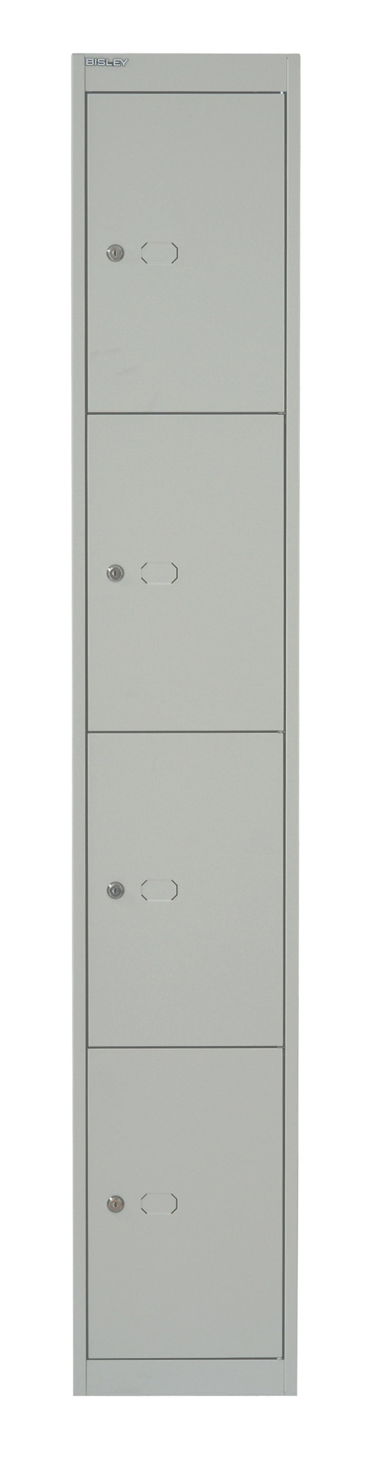 Bisley|Steel Locker|4 Door|305x457x1802|Goose Grey