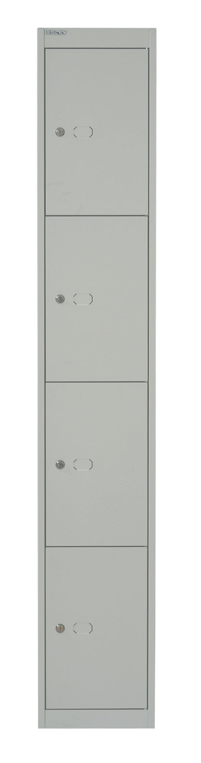 Bisley|Steel Locker|4 Door|305x457x1802|Goose Grey