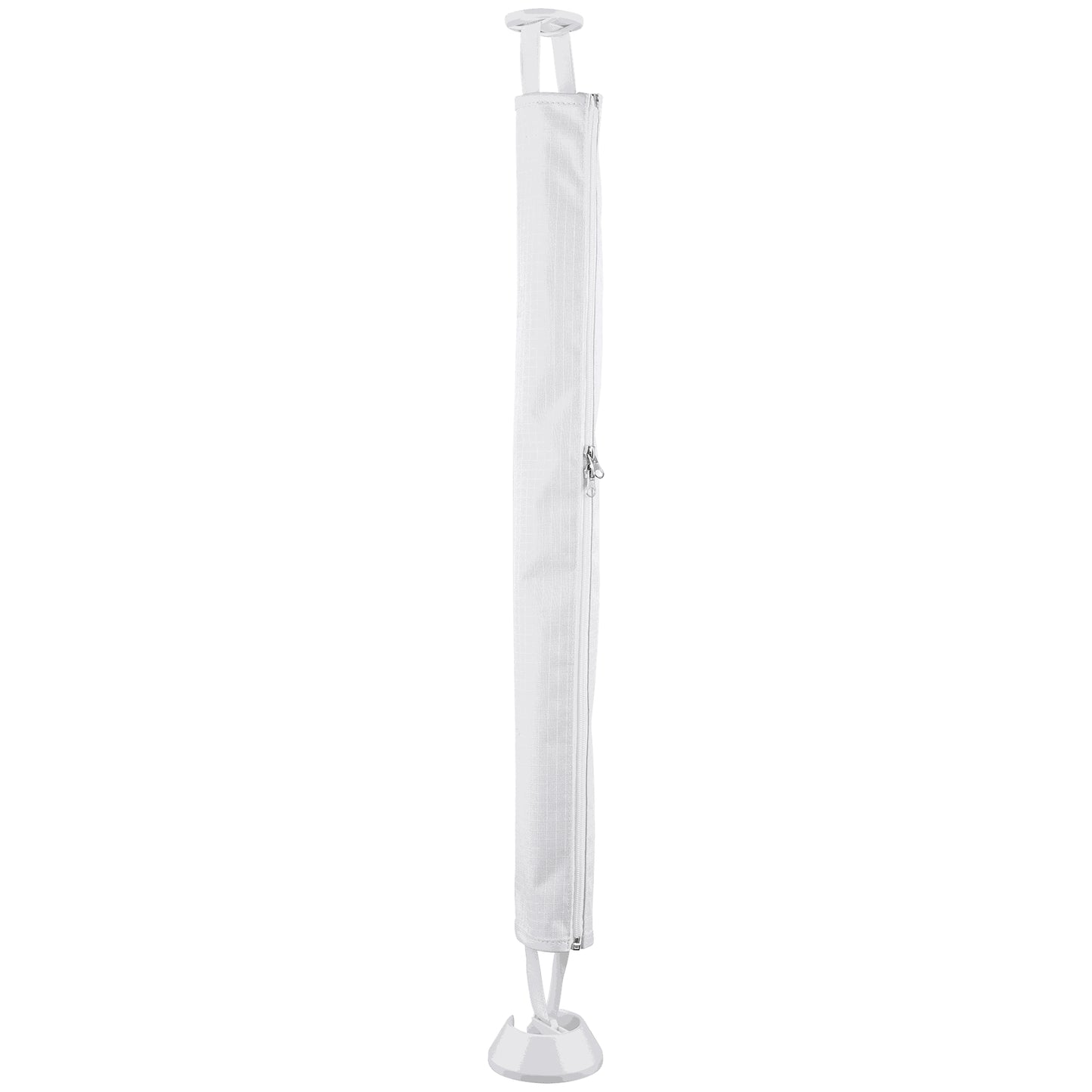 Fabric Cable Spine With Zip & Weighted Base White