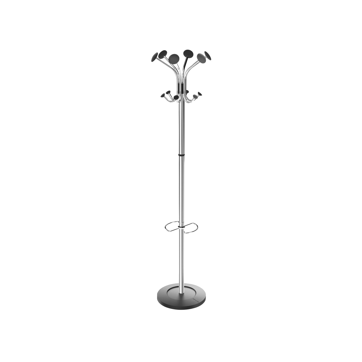 Coat Stand | Chrome-Black