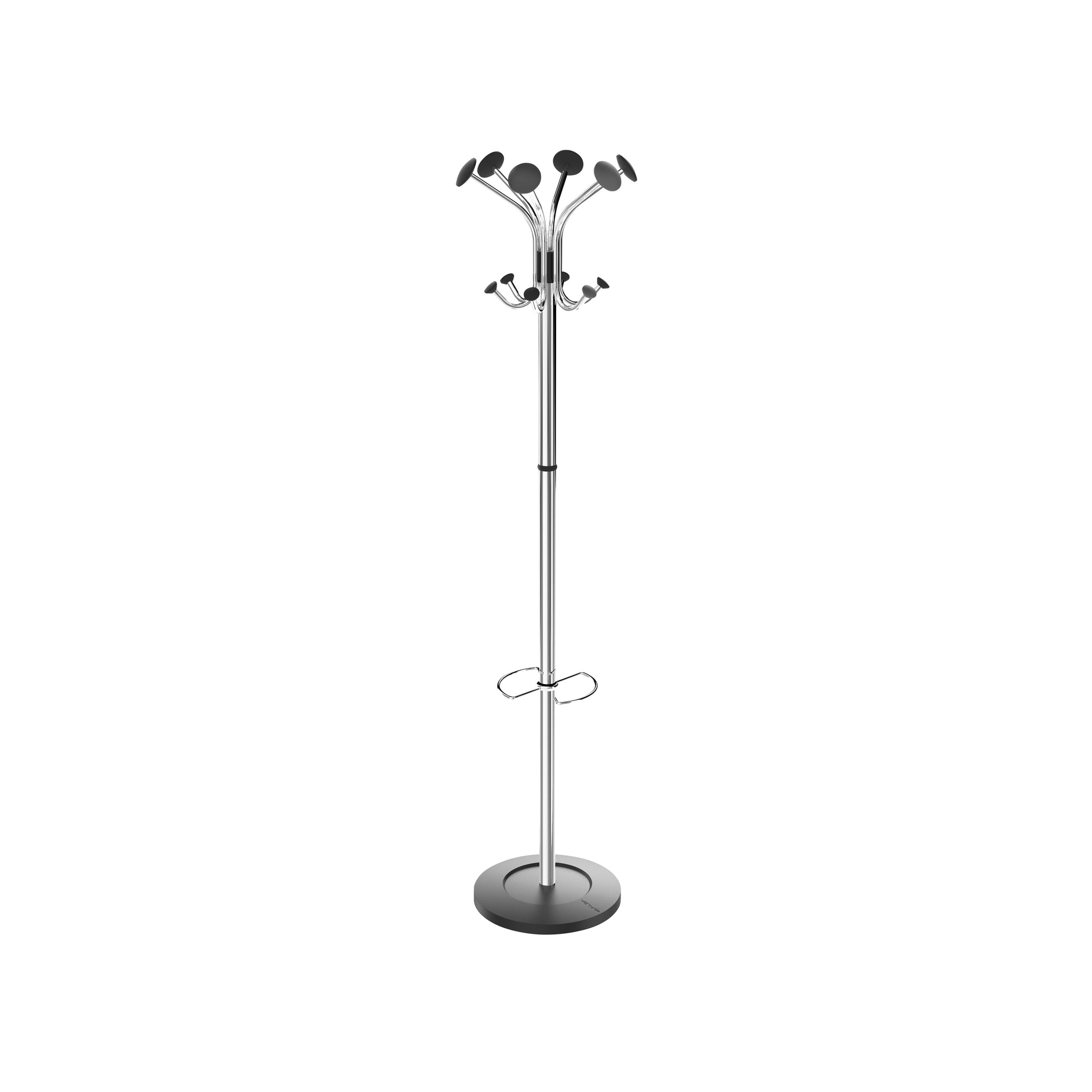 Coat Stand | Chrome-Black