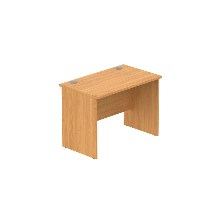 Core|Panel Leg|Rectangular Desk|1000x600|Norweigan Beech-Graphite