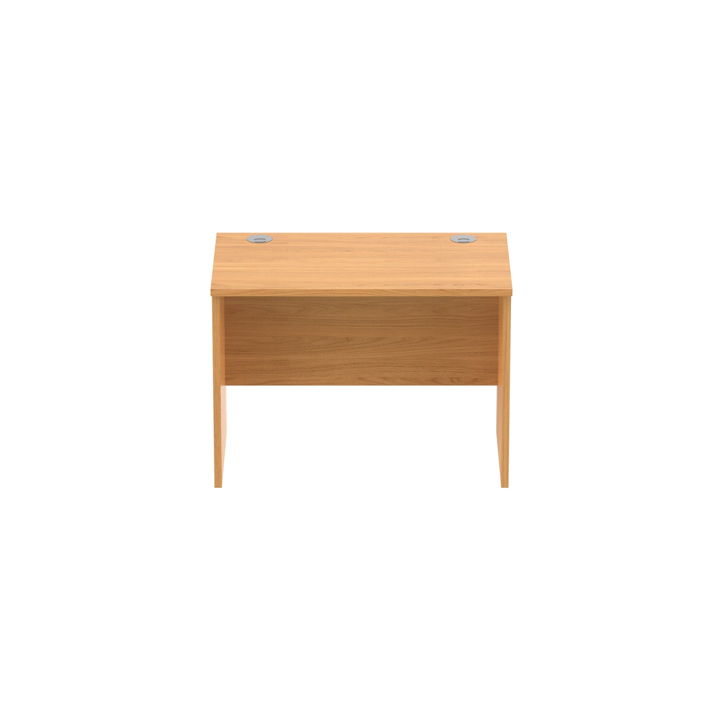 Core|Panel Leg|Rectangular Desk|1000x600|Norweigan Beech-Graphite