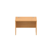 Core|Panel Leg|Rectangular Desk|1000x600|Norweigan Beech-Graphite