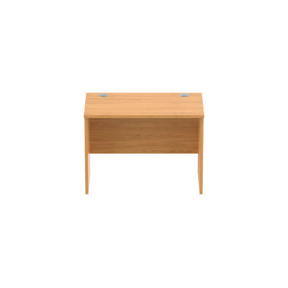Core|Panel Leg|Rectangular Desk|1000x600|Norweigan Beech-Graphite