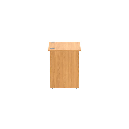 Core|Panel Leg|Rectangular Desk|1000x600|Norweigan Beech-Graphite