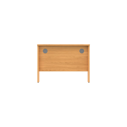 Core|Panel Leg|Rectangular Desk|1000x600|Norweigan Beech-Graphite