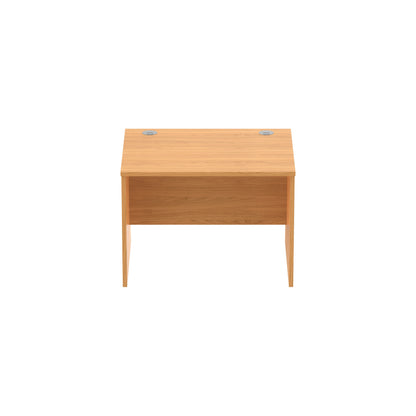 Core|Panel Leg|Rectangular Desk|1000x800|Norweigan Beech-Graphite