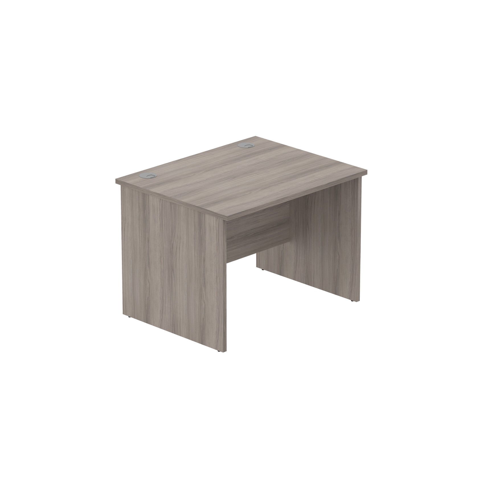 Core|Panel Leg|Rectangular Desk|1000x800|Alaskan Grey Oak