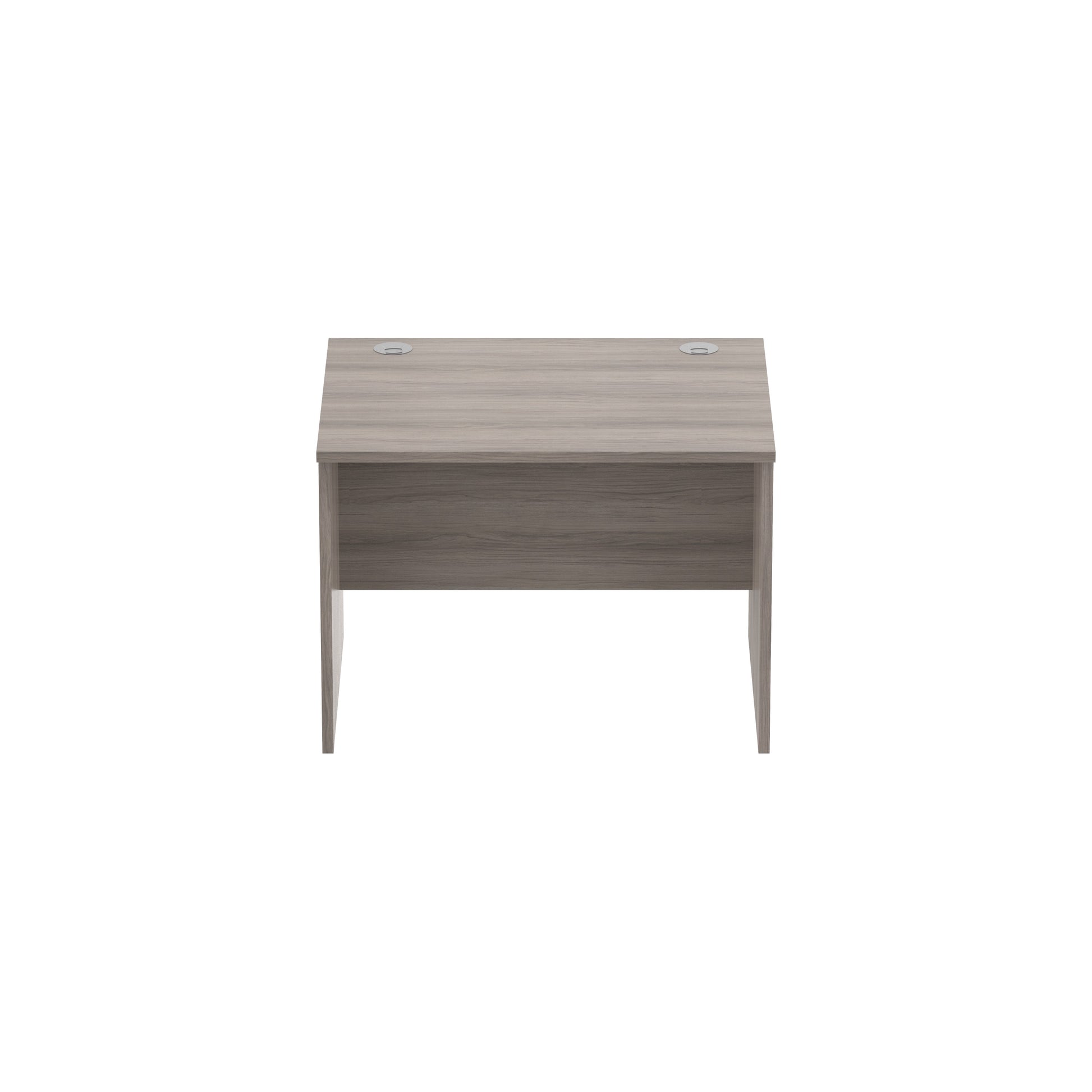 Core|Panel Leg|Rectangular Desk|1000x800|Alaskan Grey Oak