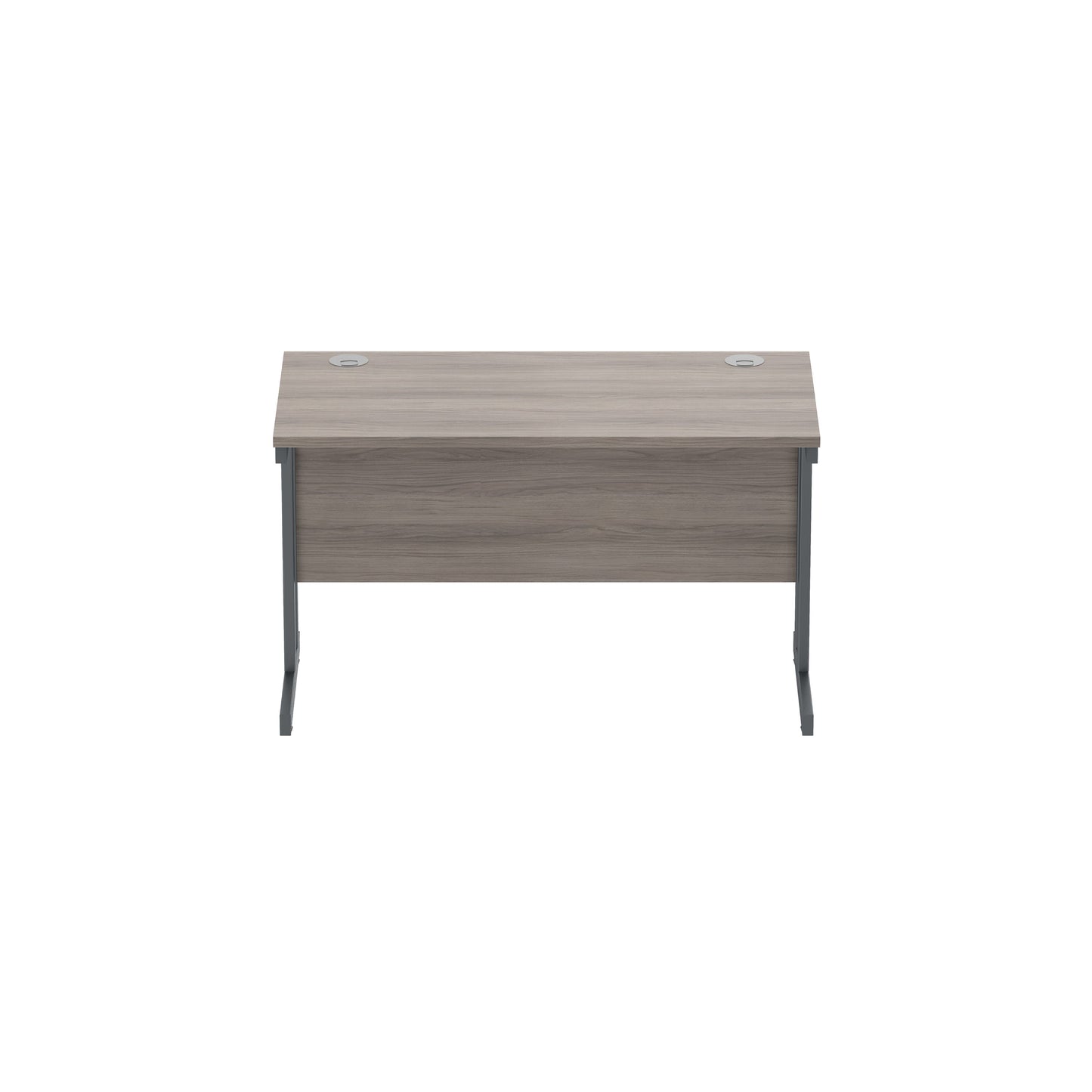 Core|Double Upright|Rectangular Desk (FSC)|1200x600|Alaskan Grey Oak-Graphite