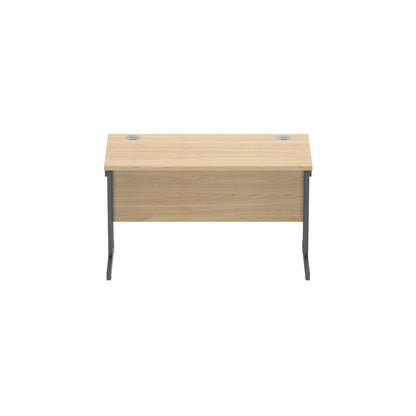 Core|Double Upright|Rectangular Desk (FSC)|1200x600|Canadian Oak-Graphite