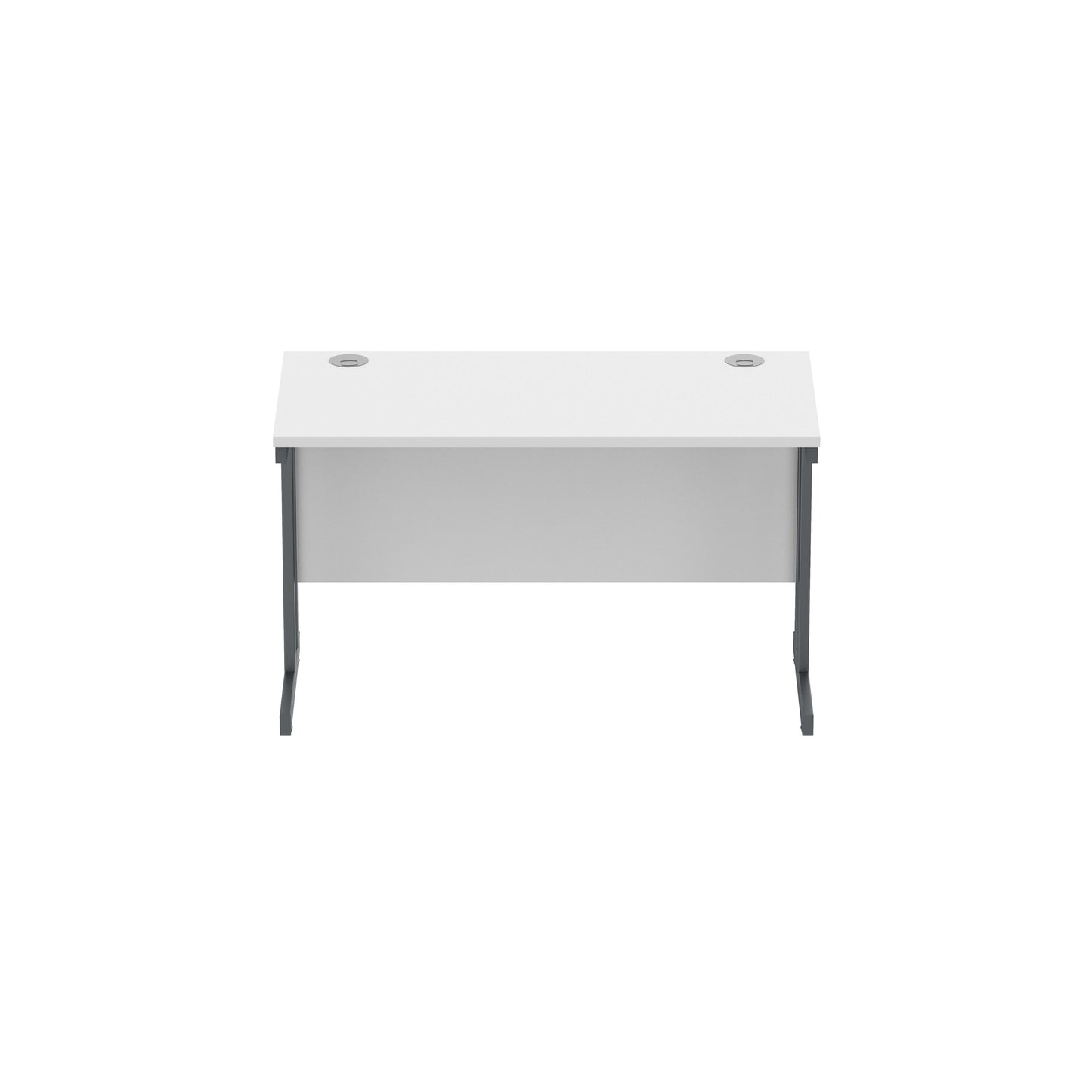 Core|Double Upright|Rectangular Desk (FSC)|1200x600|Arctic White-Graphite