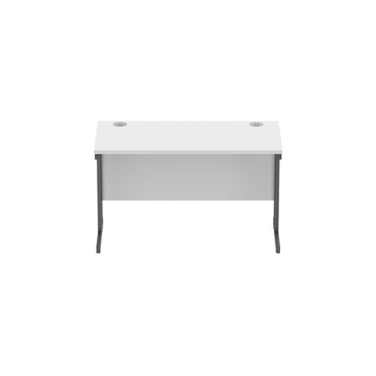 Core|Double Upright|Rectangular Desk (FSC)|1200x600|Arctic White-Graphite