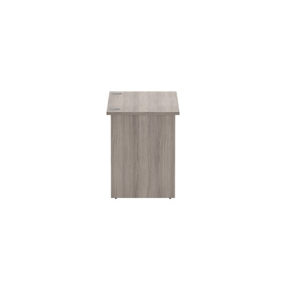 Core|Rectangular|Desk with Panel Legs|1200x600|Alaskan Grey Oak