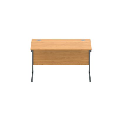 Core|Single Upright|Rectangular Desk (FSC)|1200x600|Norwegian Beech-Graphite
