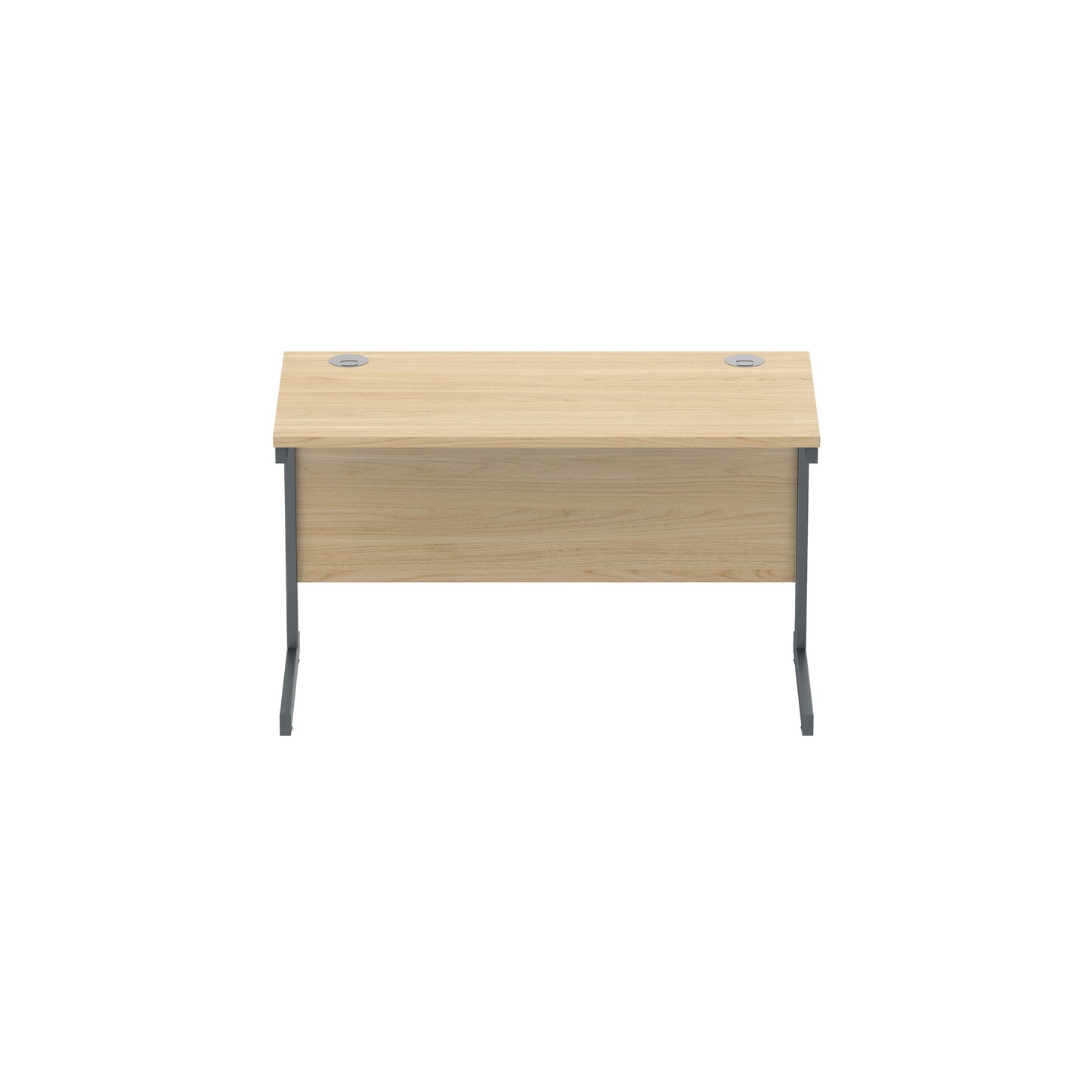 Core|Single Upright|Rectangular Desk (FSC)|1200x600|Canadian Oak-Graphite