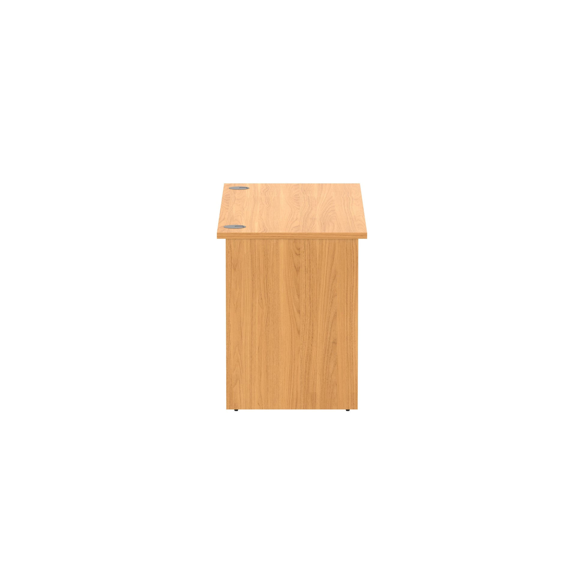 Core|Panel Leg|Rectangular Desk|1400x600|Norweigan Beech-Graphite