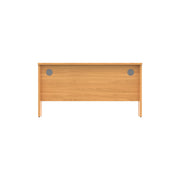 Core|Panel Leg|Rectangular Desk|1400x600|Norweigan Beech-Graphite