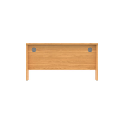 Core|Panel Leg|Rectangular Desk|1400x600|Norweigan Beech-Graphite