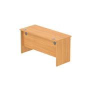 Core|Panel Leg|Rectangular Desk|1400x600|Norweigan Beech-Graphite