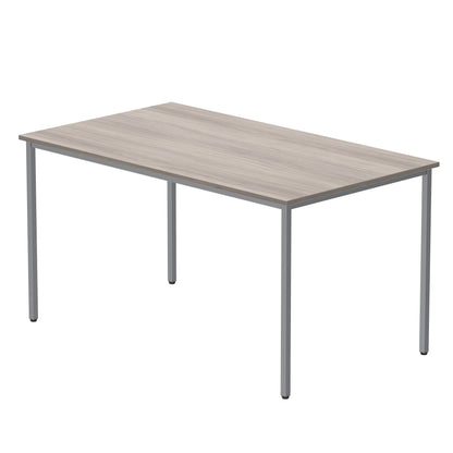 Core|Double Upright|Rectangular Desk|1400x800|White-Graphite
