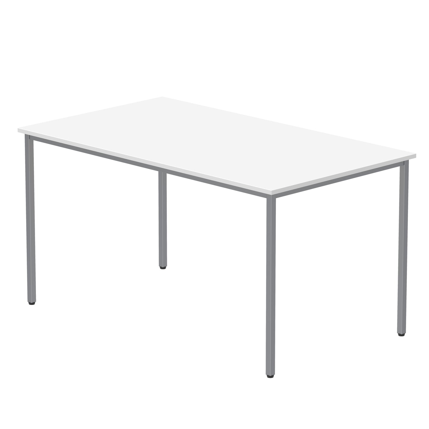 Core|Double Upright|Rectangular Desk|1400x800|White-White