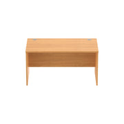 Core|Panel Leg|Rectangular Desk|1400x800|Norweigan Beech-Graphite