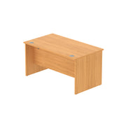 Core|Panel Leg|Rectangular Desk|1400x800|Norweigan Beech-Graphite